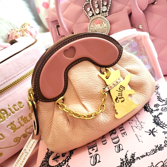 Juicy Couture Handbags - Juicy Couture Pink Vintage Wristlet